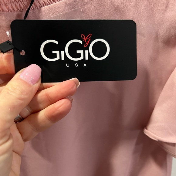 NWT GiGiO|Pink Sleeveless Blouse|Size Small - Picture 3 of 8